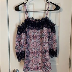 Off-the-shoulder blouse